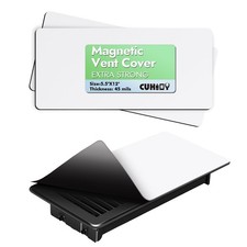 CUHIOY 2Pack Strong Magnetic Vent Covers, 5.5inch x 12inch Stay in Place Heat...