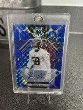 2023 Panini Mosaic - Rookies Derick Hall #310 Blue Mosaic Prizm /99 (RC)