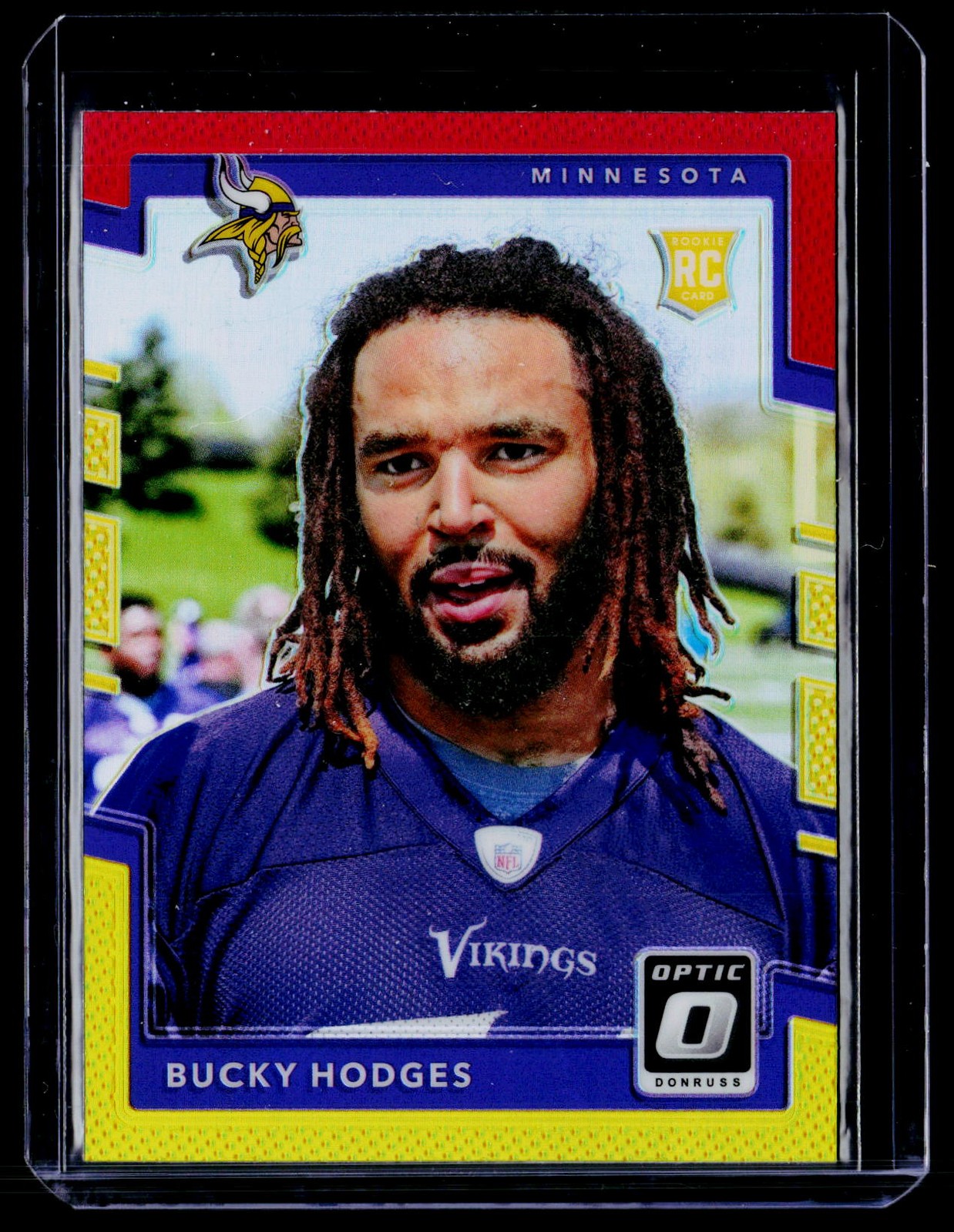 2017 Donruss Optic #107 Bucky Hodges Red and Yellow RC F54