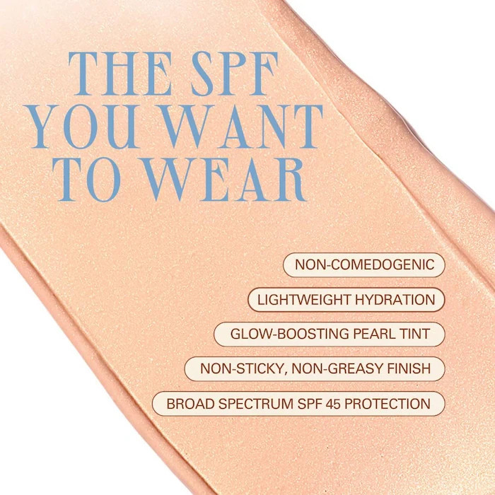 CAY SKIN Isle Glow Face Sunscreen Moisturizer SPF 45 with Sea Moss and Niacinam