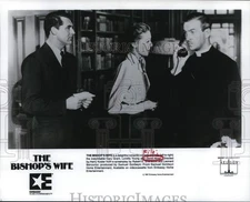 1987 Press Photo Cary Grant, Loretta Young & David Niven in "The Bishop's Wife"