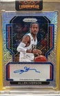 ALLEN IVERSON 2021 PANINI PRIZM SIGNATURES MOJO PRIZM AUTO #SG-AIV [#12/25]