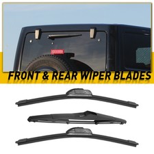 15" 15" 14" Front & Rear Windshield Wiper Blades For 2000-2022 Jeep Wrangler