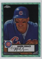 2021 Topps Chrome Platinum Anniversary Aqua Wave Refractor Mark Grace #547 0q21