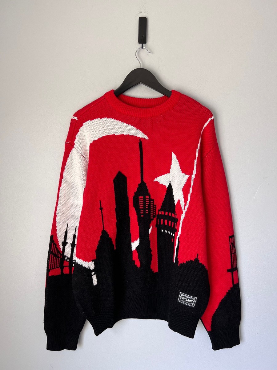 Palace Skateboards Turkey Tourist Knit Sweater - Size XL - NEW