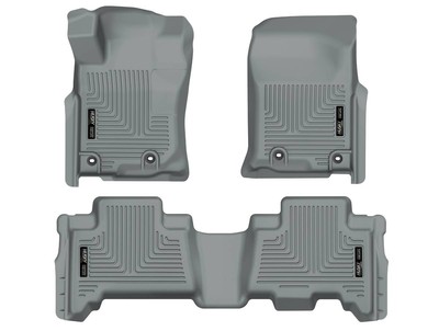 Husky Weatherbeater Floor Liners Fit 13-24 4Runner, 14-23 Lexus GX460 3pc Grey
