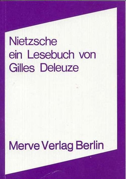 Nietzsche Gilles Deleuze