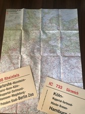 ZLS 4001 = 2 Zuglaufschilder + Übersichtskarte Personenverkehr