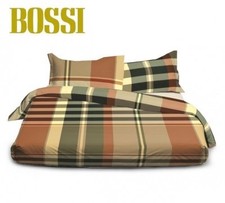Lenzuolo Bossi 7374 Liam tinto filo singolo - Escluso lenzuolo inferiore