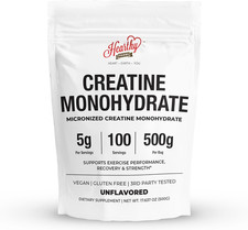 Creatine Monohydrate Micronized Powder 500G - 100 Servings, 5000Mg per Serving 