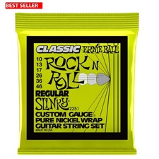 Electric Guitar Strings Pure Nickel 10-46 Gauge Regular Light Wound Set