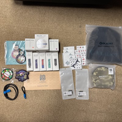 Olight Bundle - imini 2 +  3 i3E EOS + i1R2 + Sphere + Patches + Badges + Pouch