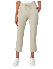 Mondetta Women's High-Rise Capri with DrawCord Khaki Size L