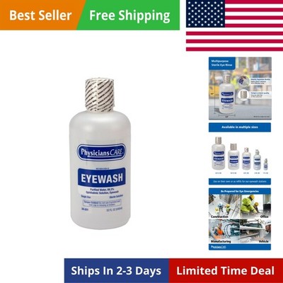 Eye Wash Solution, Sterile Isotonic Buffered Solution for Flushing & Irrigati...