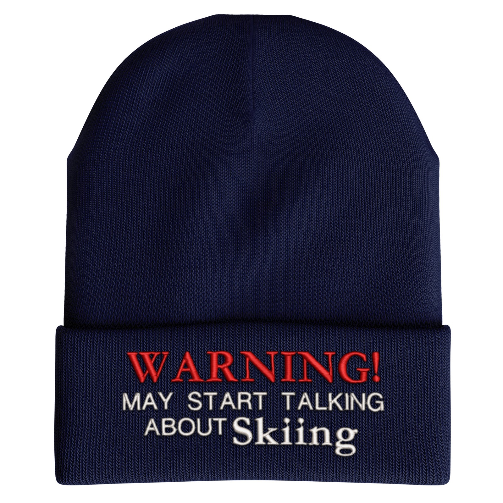 Divertido gorro bordado para esquiadores hombres mujeres deportes de nieve esquí pistas sombrero Reino Unido