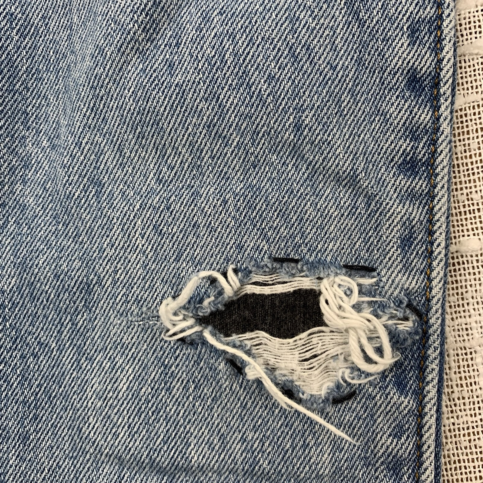 Levis Premium 501 Jeans Patchwork Button Fly Eigh… - image 5