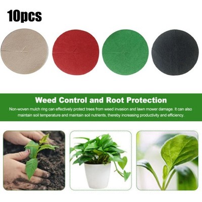 Tree Ring Barrier Accessories Garden Degradable Non-Woven Fabric Reusable