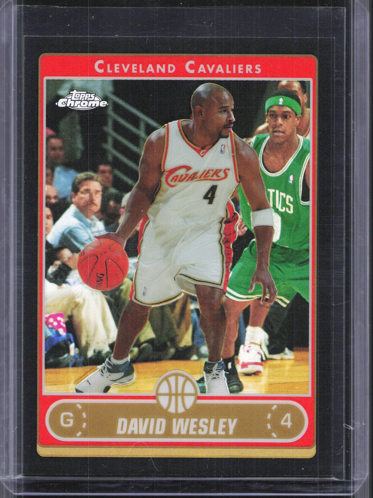 2006-07 Topps Chrome #125 David Wesley Refractors Black #/99