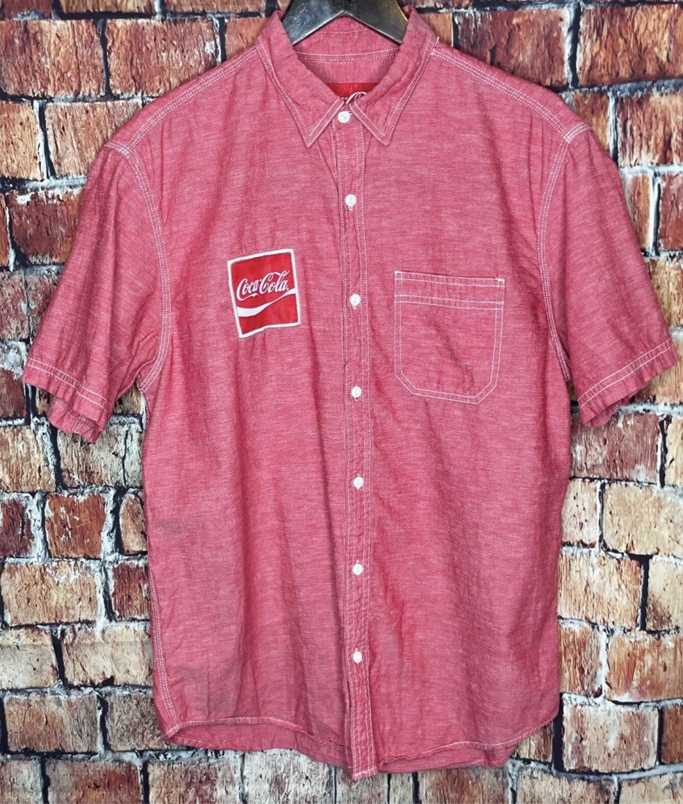 Vintage Coca Cola Button Up - image 1