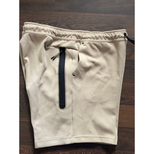 Nike Sportswear Tech Fleece Shorts Mens Size XL Beige CU4503-247 - Picture 5 of 14