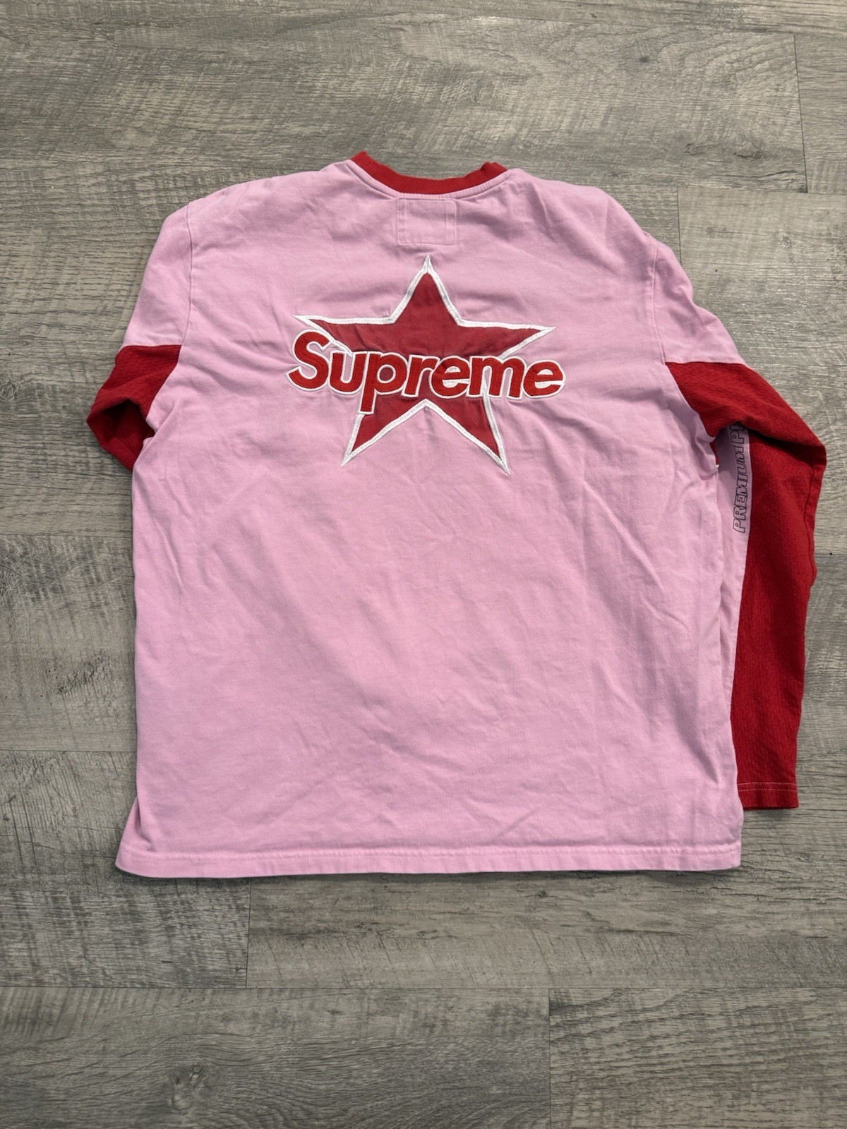 Supreme Vanson Leathers L/S Top Pink Size L - Gem