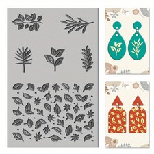 1pc Laserable Rubber for Stamp Engraving Machines Crafts Leaf 100x65x3mm