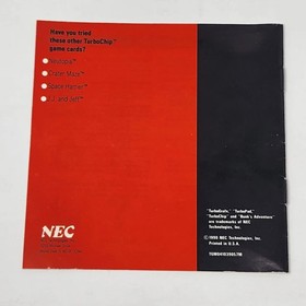 Bonk's Adventure (TurboGrafx-16) Complete w/ Manual & Case - Authentic & Tested