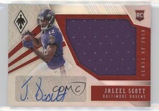 2018 Panini Phoenix Class of RPS Rookie Jumbo Swatch /149 Jaleel Scott Auto 6o3