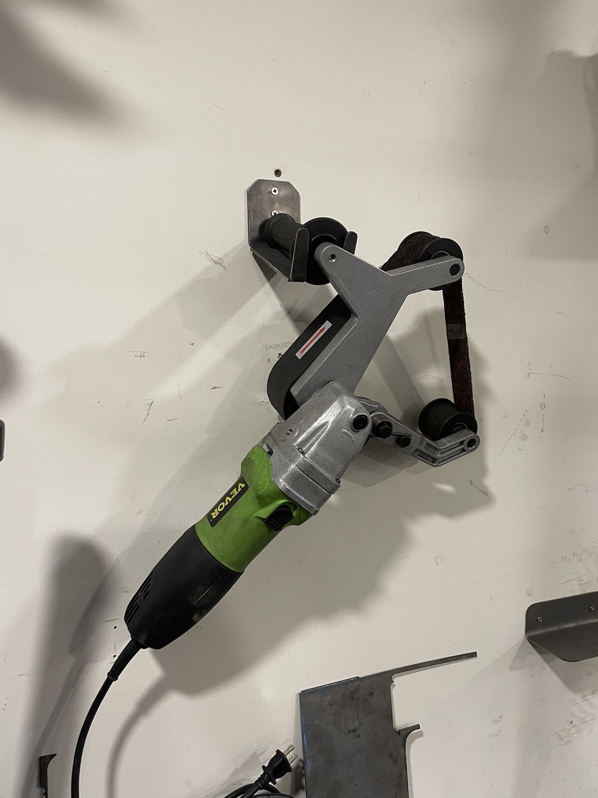 Tube Polisher Sander Wall Hanger Mount