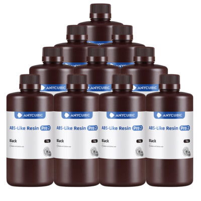 (10KG Schwarz) ABS-Like Resin Pro, ANYCUBIC LCD 3D Drucker Resin UV Harz 405nm
