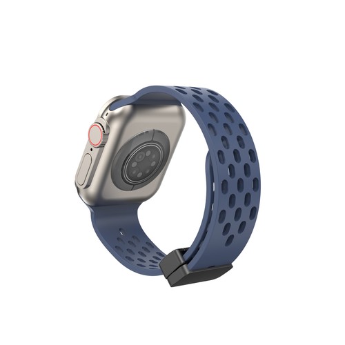 For Apple Watch Ultra Sports Breathable Silicone Band 38//40/41/42/45/49mm Strap - 第 12/30 張圖片