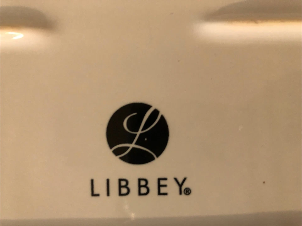 Libbey Urban Story 2-Piece Charcuterie Tray Brown Wood Insert White Ceramic 5x15 - Image 4 of 4