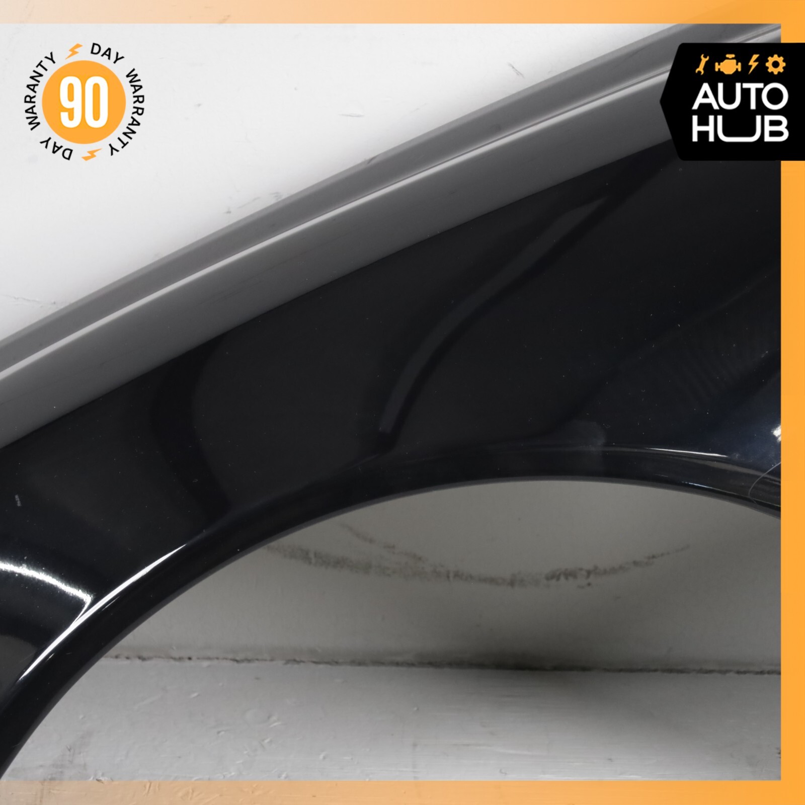 03-13 Maserati Quattroporte M139 Left Driver Side Fender Assembly Black OEM