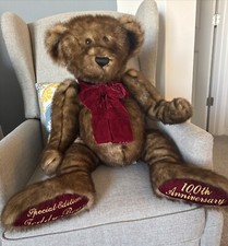 Dan Dee Collectors Choice 100th Anniversary Special Ed 2002 Teddy Bear Plush 30  