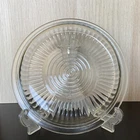 Anchor Hocking Round Ribbed Glass Lid VINTAGE 5.5" Inches EUC