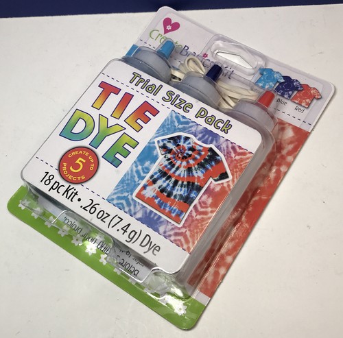 Kit Tie Dye - Create Basics kit de 18 piezas - 3 colores en botellas NUEVO EN PAQUETE - Imagen 3 de 4