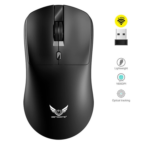 2.4G Wireless Mute Mouse USB Optical Ergonomics Laptop Mouse Office Business _tm - Photo 9/11