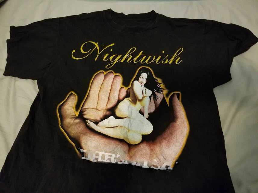 Nightwish - She Is My Sin BLACK T-Shirt Men Cotton All Size S-4XL.