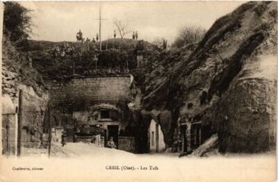 Old postcard Creil Les Tufs (376990)