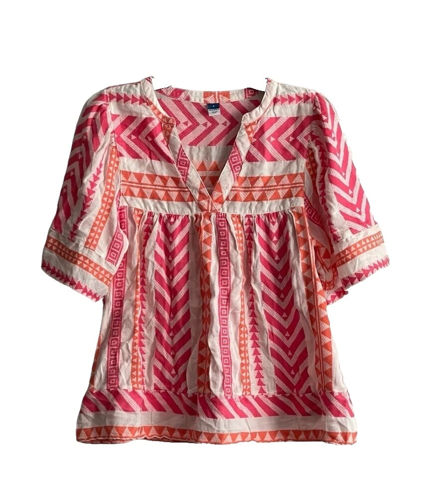 Prendas para mujer Old Navy geométricas de algodón marino