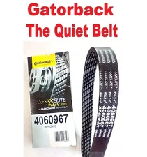 NEW Serpentine Poly-V Belt The Quiet Belt Gatorback CONTINENTAL ELITE 4060967