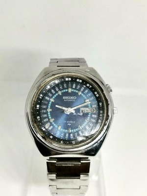 RARE 1973 vintage Seiko WORLD TIME 7006-6039 Data Automatica S/Acciaio  Orologio da polso da uomo | eBay