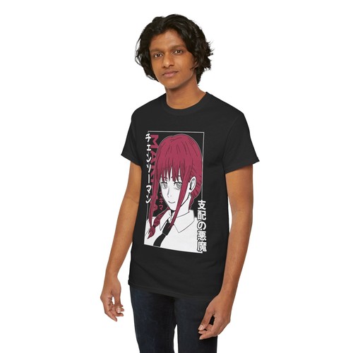 Makima Chainsaw Man Shirt Anime Tee T-Shirt Pochita Horror Manga Otaku Denji CSM - Picture 15 of 68
