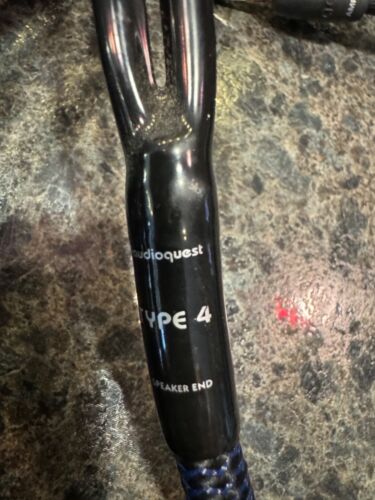 Audioquest Type 4 Speaker Cables - 10' Banana Connectors all Ends - EX Condition - Picture 2 of 2