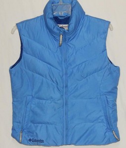 light blue puffer vest