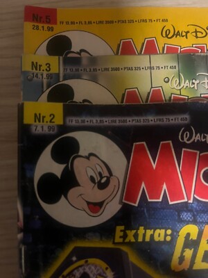 Mickey Mouse Heft original Walt Disneys Jahrgang 1999 DE Comic Sammler & Kinder