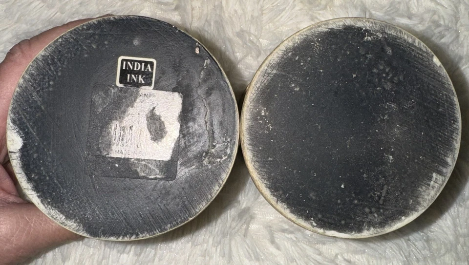 Toothbrush Holder With Matching Tumbler India Ink Brand Light Brown In Color - Image 3 of 4