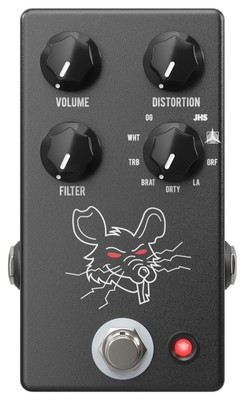 Einzigartiges Verzerrer-Pedal für E-Gitarre mit 9 wählbare Proco RAT Sound-Modi