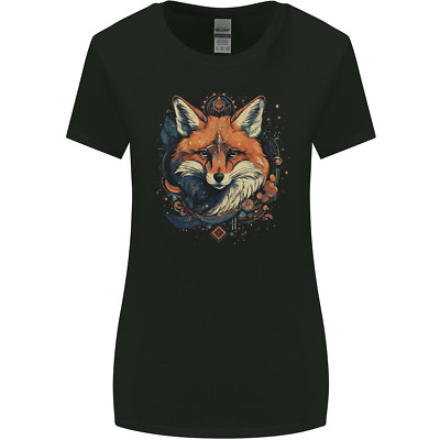 Fantasy Kitsune Japanese Folklore Fox Damen breiter geschnittenes T-Shirt