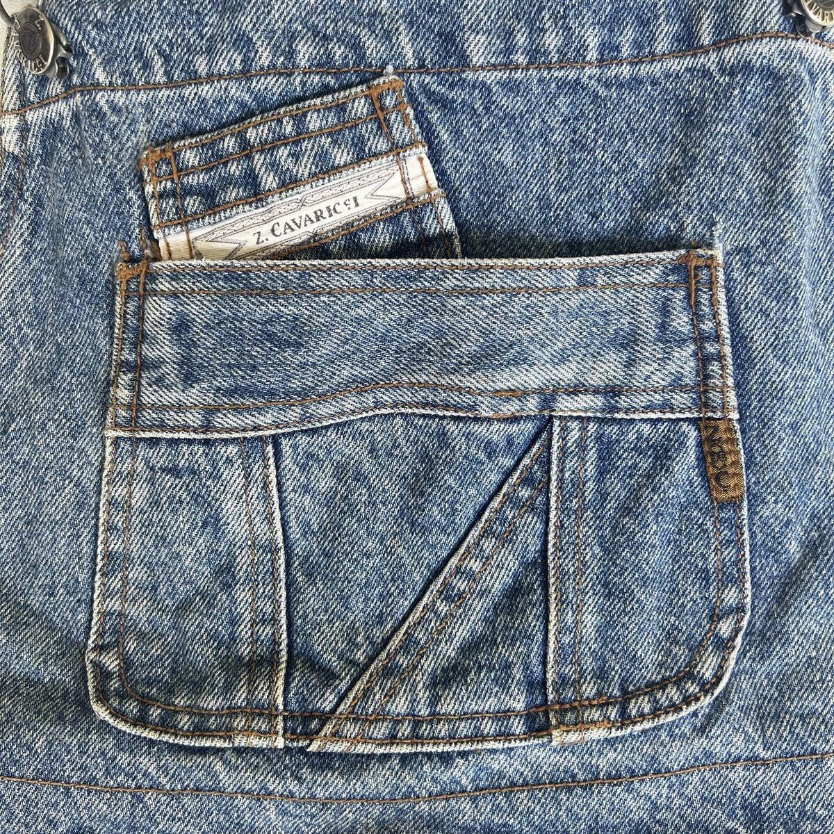 Overalls Adult XS 34 Waist 28.5 Inseam Z. Cavaricci Denim Overalls Adult XS 34 Waist 28.5 Inseam Z. Cavaricci Denim